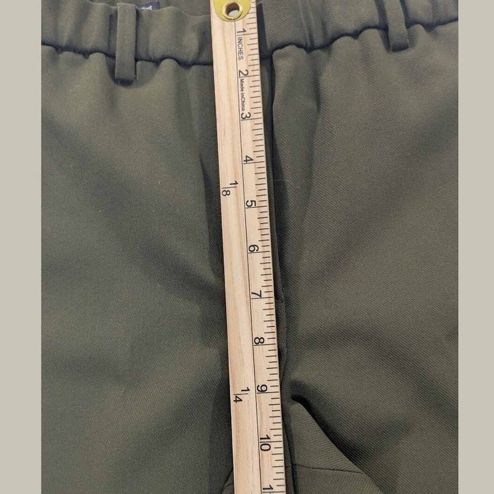 Talbots Cambridge Pant 8P Olive Green Straight Leg Workwear Office Capsule NWT - Picture 9 of 10